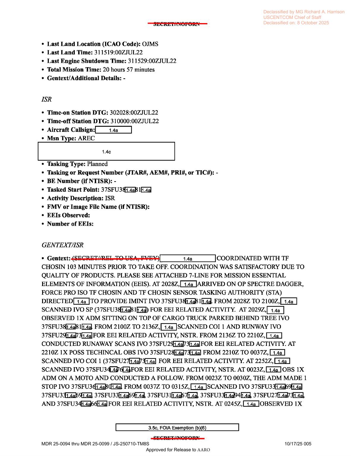 Derived page render from official PDF: page 5 ISR metadata and GENTEXT/ISR opening