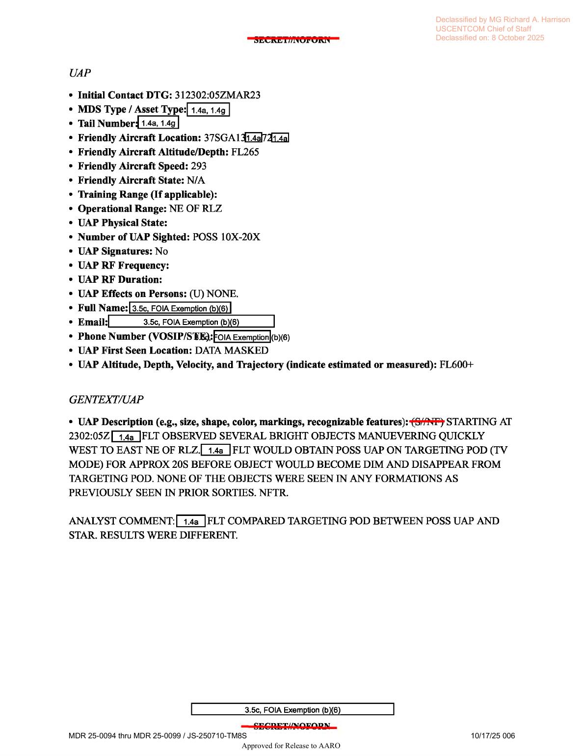 Derived page render from the official D20 PDF, page 6: UAP block and GENTEXT/UAP paragraph