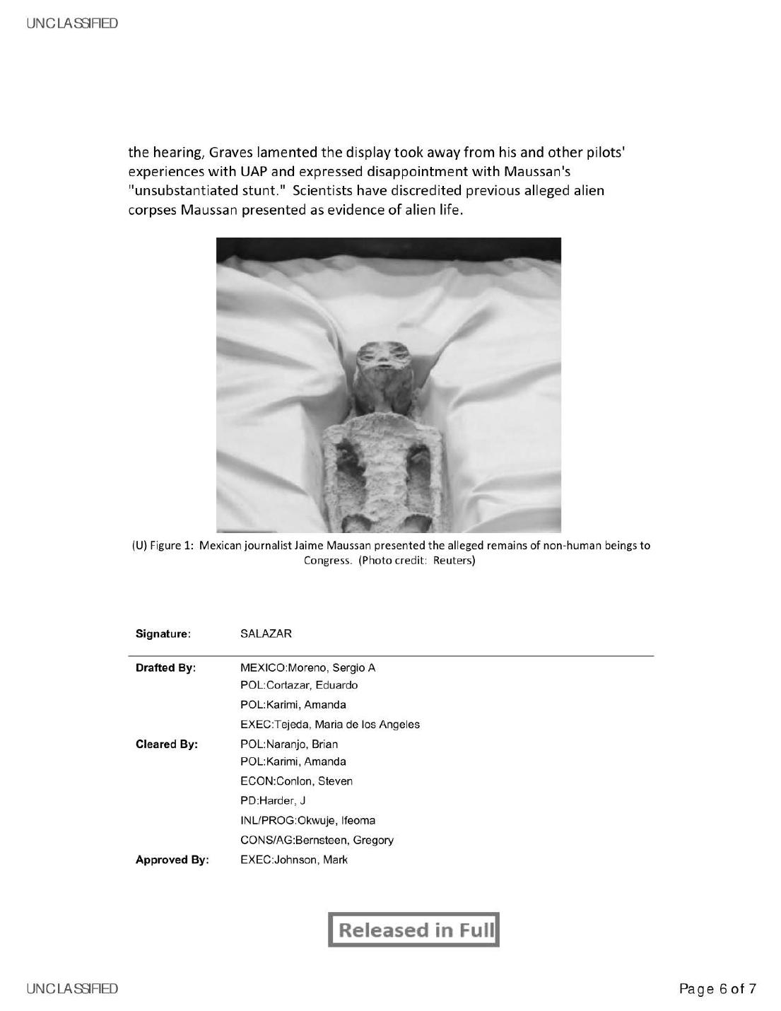 Derived page render from the official PDF: page 6 Reuters-captioned remains image and caution text