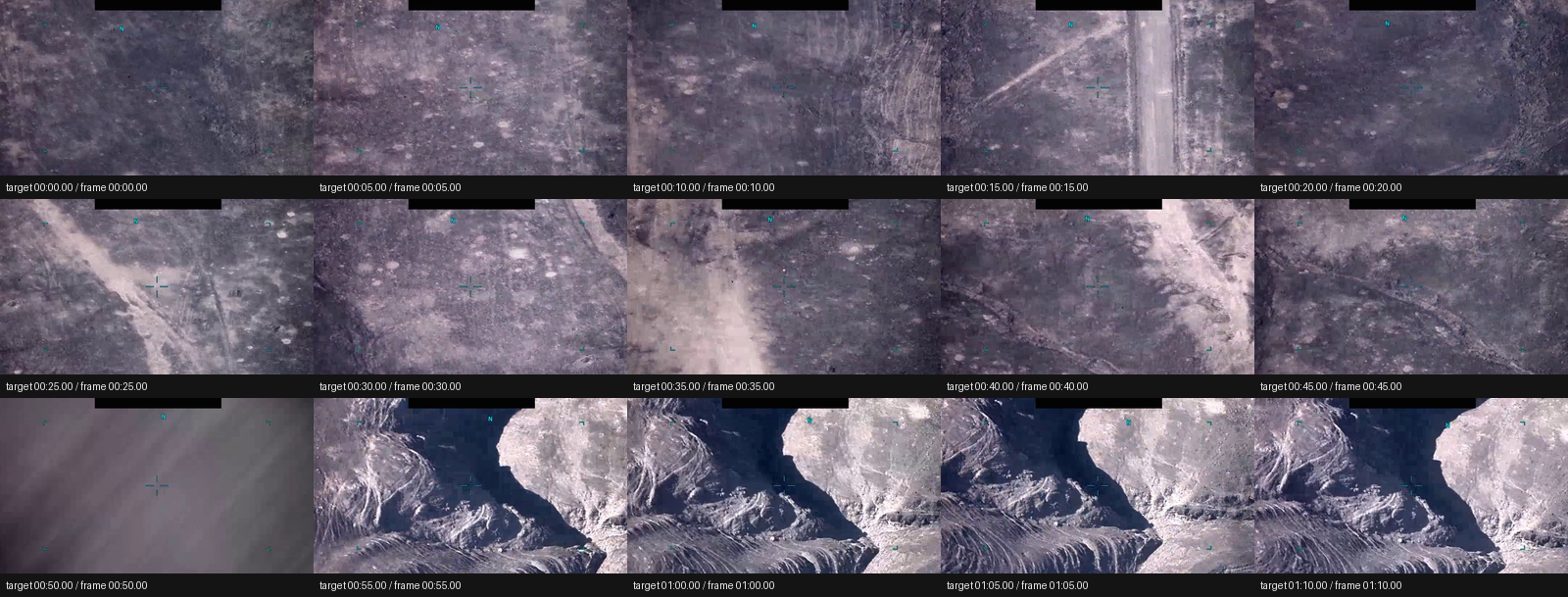PR063 first-minute center contact sheet