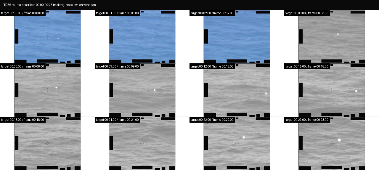 PR086 source-described 00:00-00:23 tracking and contrast-mode windows